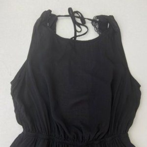 ?2/$20? Garage Black Summer Dress Lace Open Back Boho Sleeveless Size XS - Picture 4 of 5